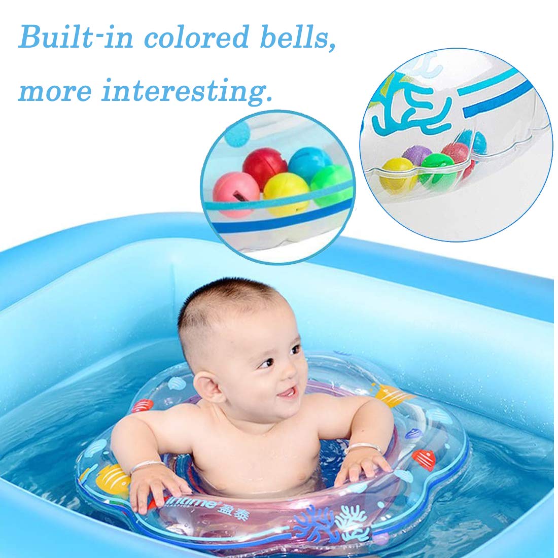 Anello da nuoto per bambini, anello per il nuoto del bambino, anello da nuoto gonfiabile.