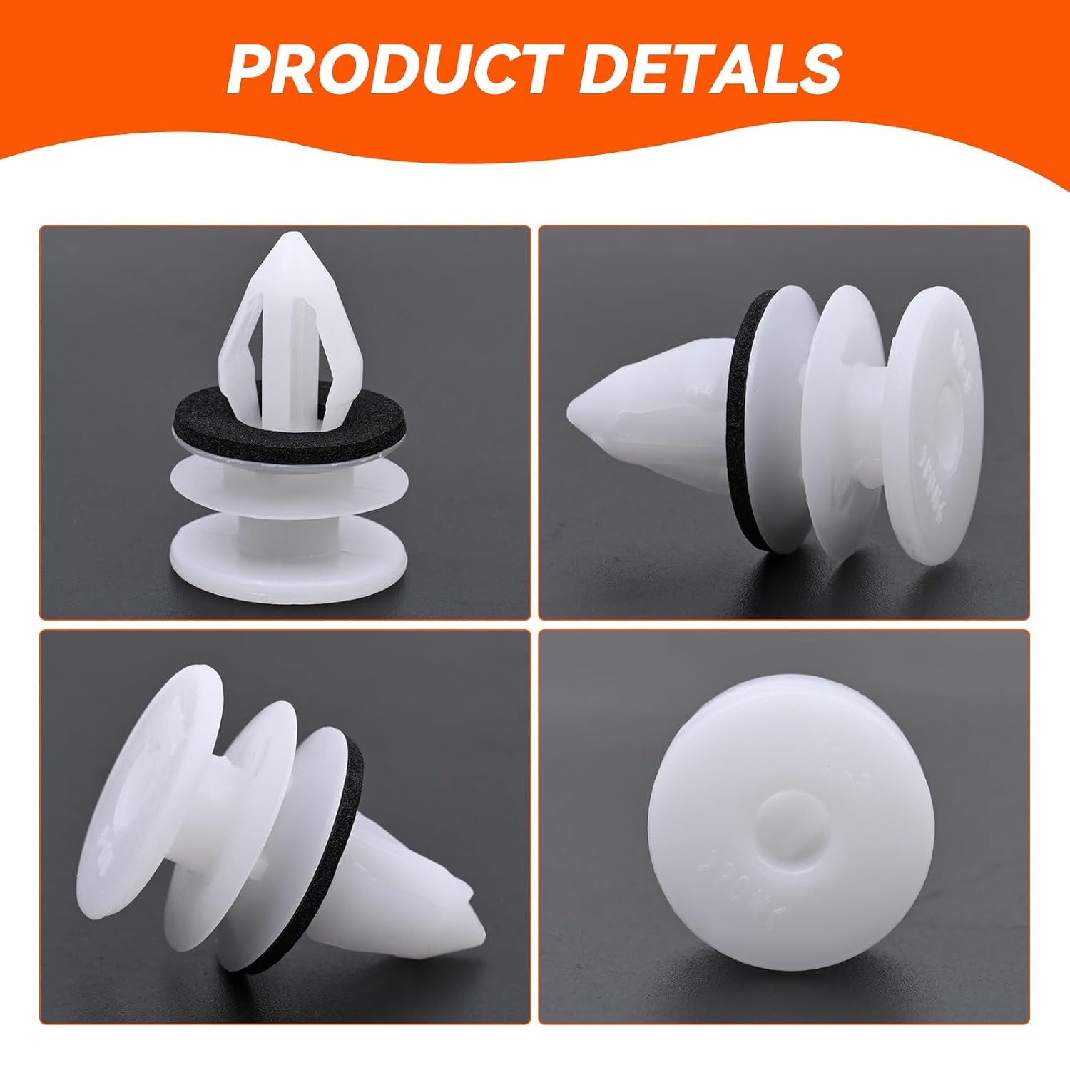 SECLUDE 20 PCS Door Trim Panel Retainer Clip Replace 11519031 Compatible with GM Chevy Hummer H2 Equinox Camaro GMC Terrain Cadillac ATS CTS SRX Lincoln MKX Ford Edge