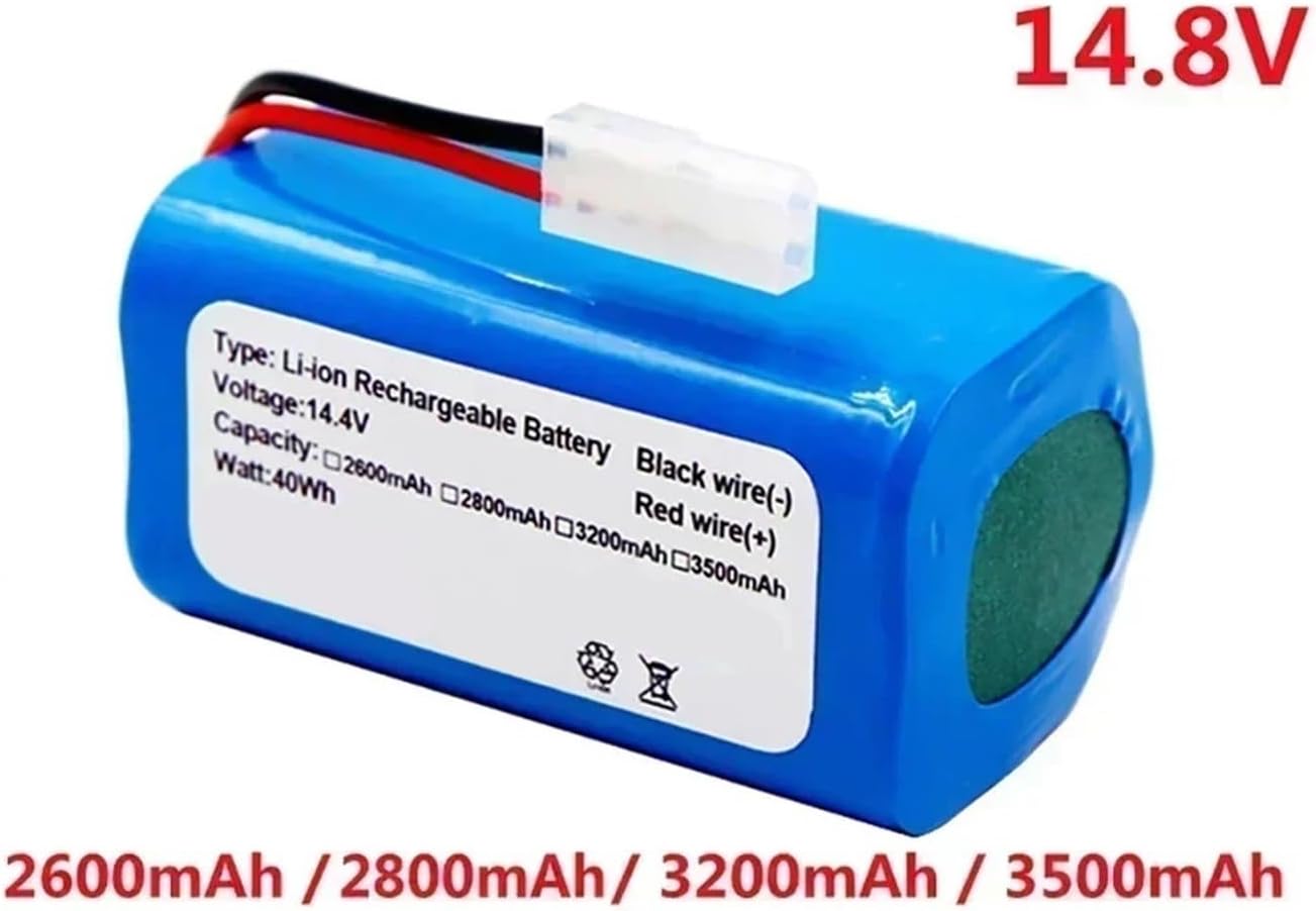 14.8V 3500mAh Li-ion Battery，Compatible For Xiaomi，G1，Compatible For Panasonic，MC-WRC53, Robot Vacuum-Mop MJSTG1，Robot Vacuum Cleaner Battery(3500mAh)