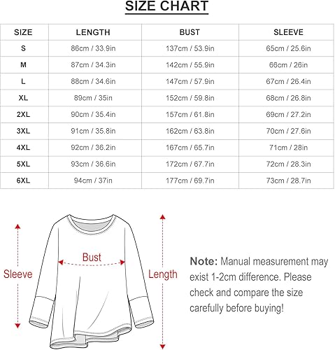 Miniatura 6 de Physics Elements Science Women's Long Sleeve Shirts Loose Fit Tunics Tops Casual Fall Basic Tee