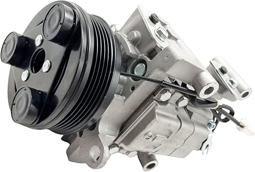 Miniatura 63 de Compresor de aire acondicionado AC para Ford Police Interceptor Utility 2013-2015, Ford Explorer 2011-2015, con embrague de A/C, compresor de CA