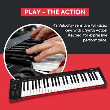 Nektar, 49-Key Midi Controller (SE49),Black white Grey