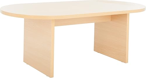 Miniatura 13 de Safavieh Home Collection Gareth - Mesa auxiliar moderna con parte superior ovalada negra envejecida, mediana Pizarra