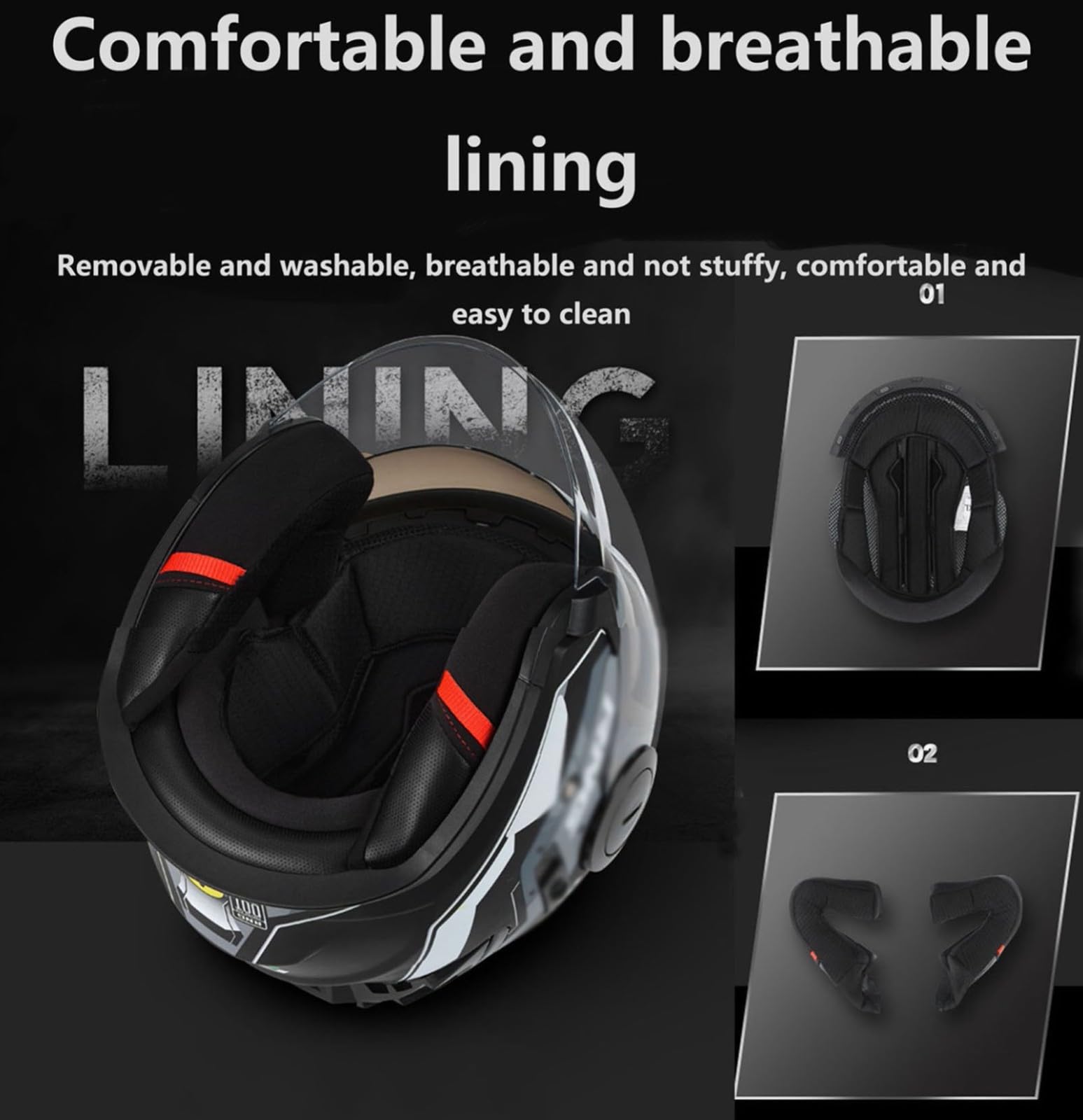 Classique Retro Casques Moto, Casque Jet ECE/Dot Homologué Demi-Casque Jet,Casque Vintage Casque Mobylette avec Double Visière, pour Scooter Racing Femmes Hommes