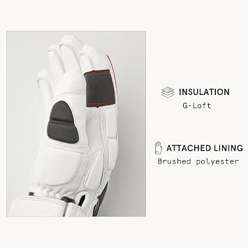 Hestra Impact Racing SR Glove, 5-Finger Skiing Glove for Slalom Alpine Racing