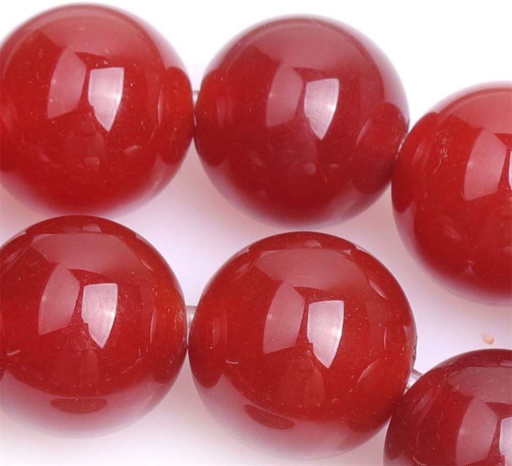 Natural Red Agate Gemstone Semi Precious Round 12mm Loose Beads for Jewellery Making DIY Bracelet Necklace Crafts 15'' - Image 5