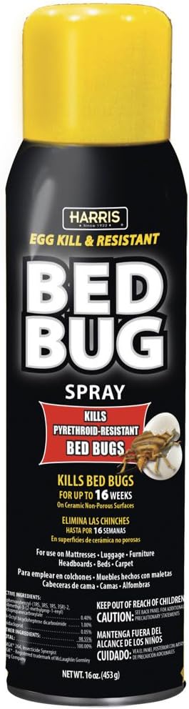 Harris Toughest Bed Bug Killer, 16oz Aerosol Spray