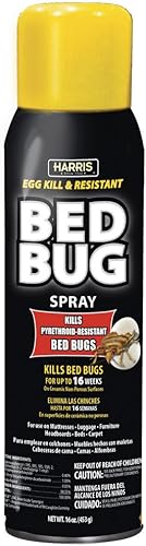 Harris El asesino de chinches más duro, aerosol de 16 onzas
