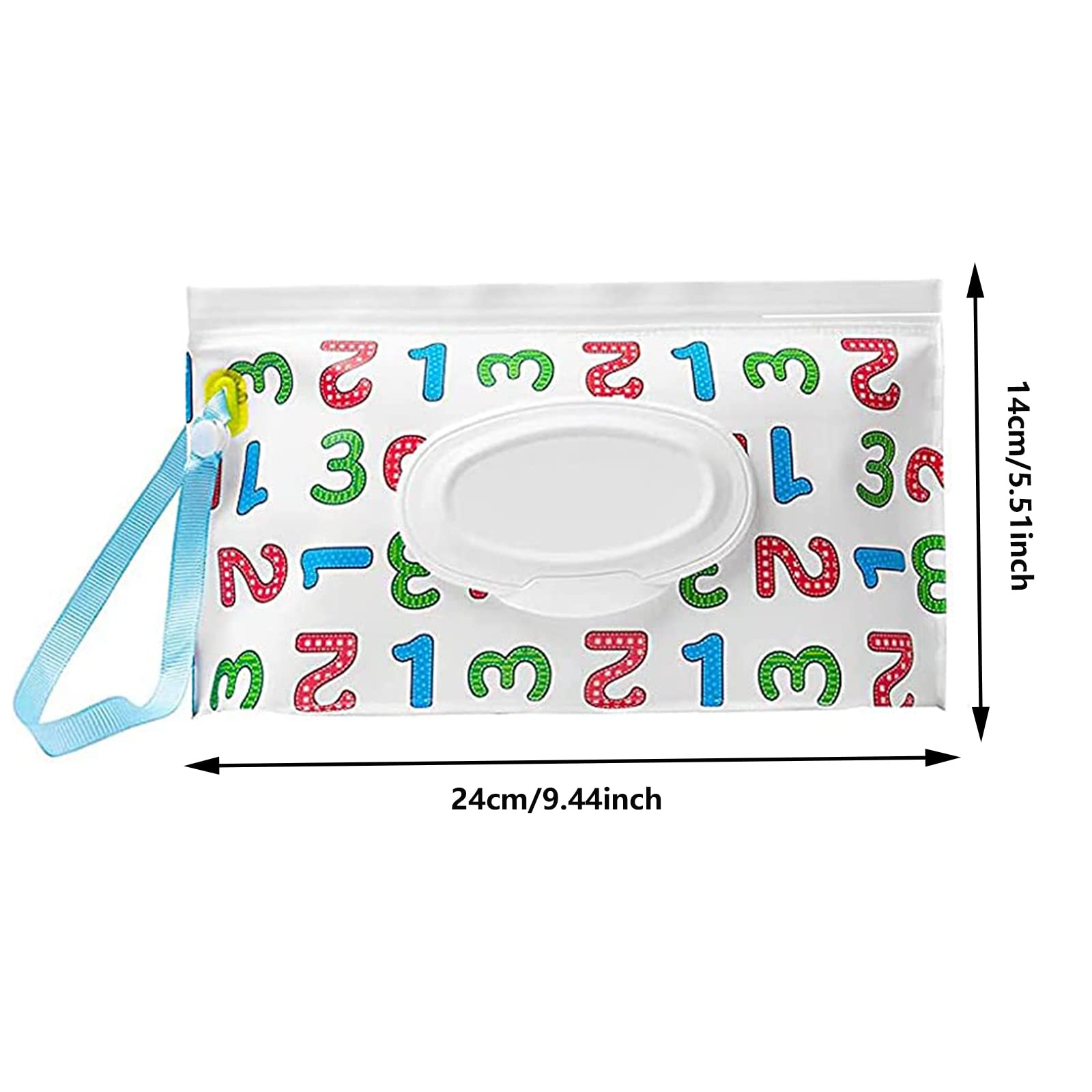 Sacchetto Di Salviettine Umidificate,Porta Salviette Umidificate Viaggio,Sacchetti Dispenser di Salviette Umidificate,Salviette Umidificate Riutilizzabili Custodia Portatile per Neonati, Bambini