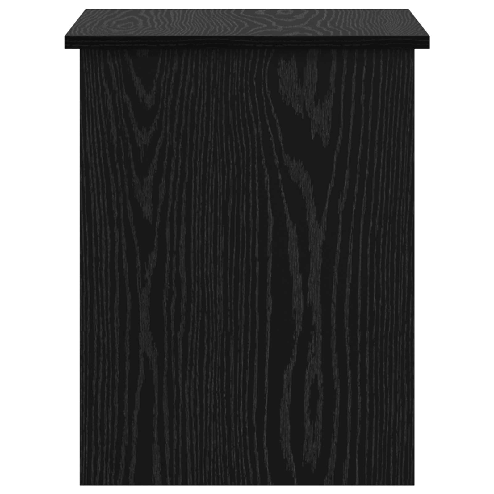 Aufbewahrungstruhe Schwarze Eiche 60x40x50 cm Holzwerkstoff | Rechteckiges Design, viel Stauraum für Kleidung und Bücher, einfache Montage, pflegeleicht mit feuchtem Tuch