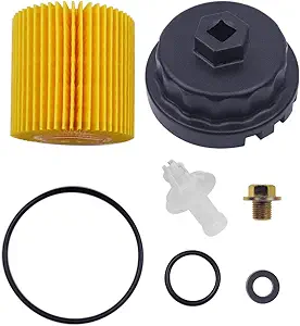 Ibetter 64mm Cartridge-Style Oil Filter Wrench and Drain Plug Kit (Fits Toyota/Scion/Lexus 04152-YZZA1)