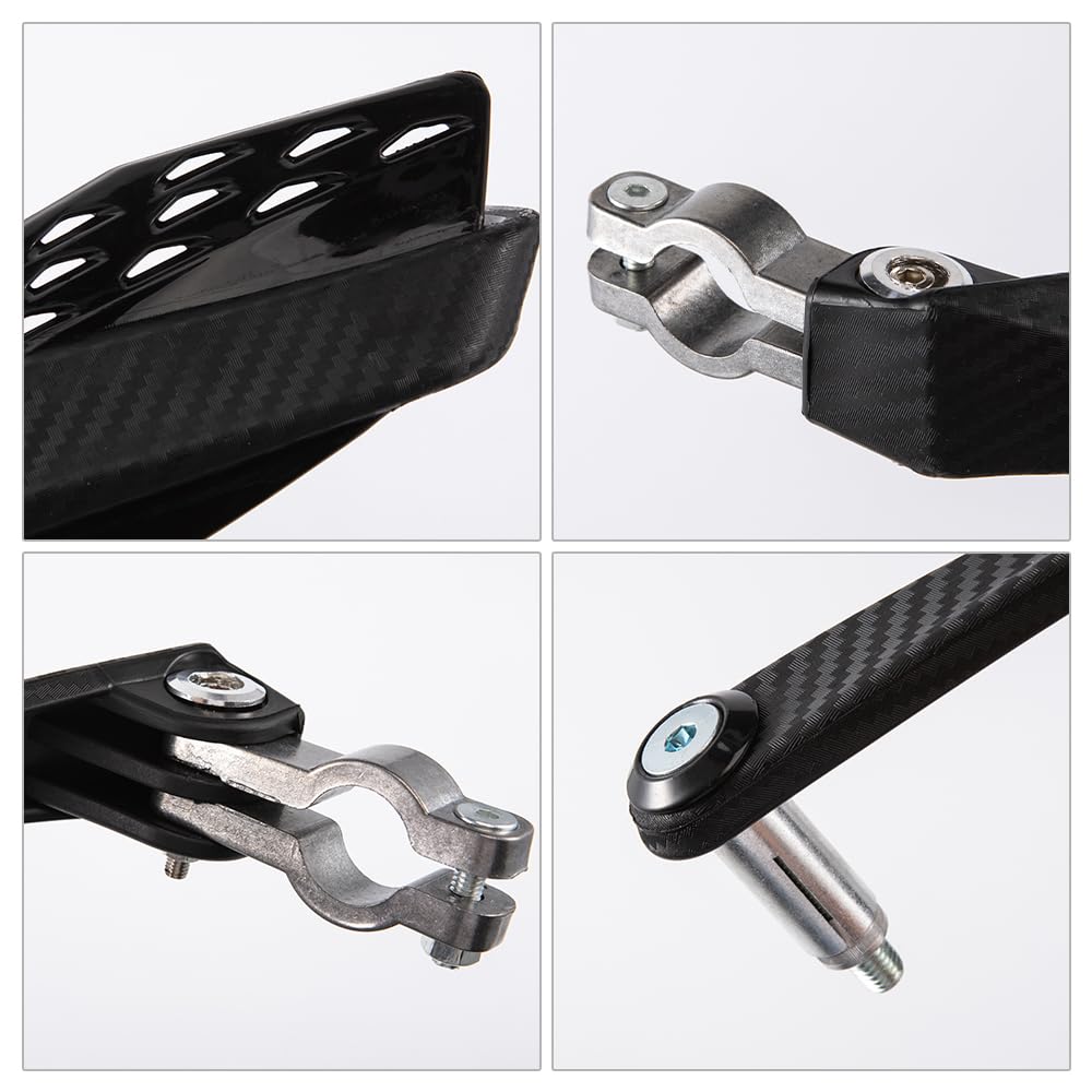 Moto Guardamanos 22mm 7/8'' Universal Grip Shield Motocicleta Motocross Scooter Resistente al viento Guardamanos Equipo de Protección