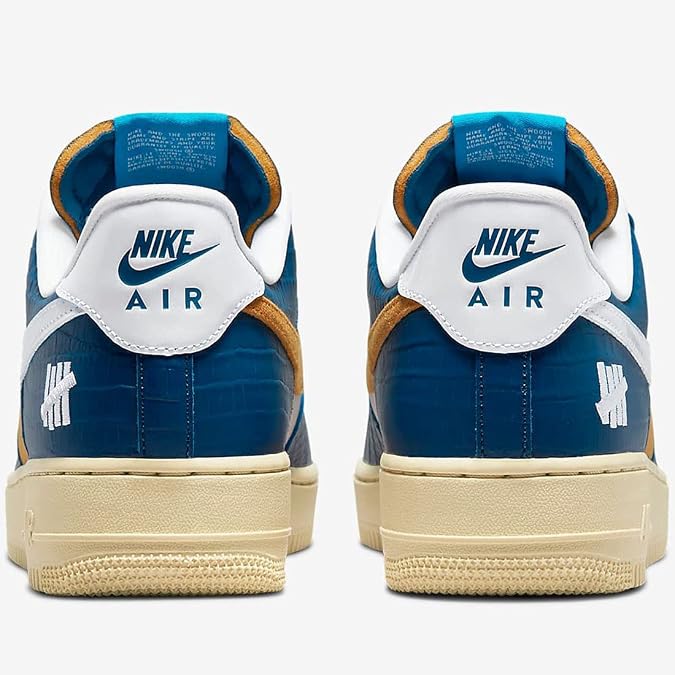 Nike DM8462-400 Air Force 1 Low SP Coat Blue / Gold Tone / Lemon Drop / White