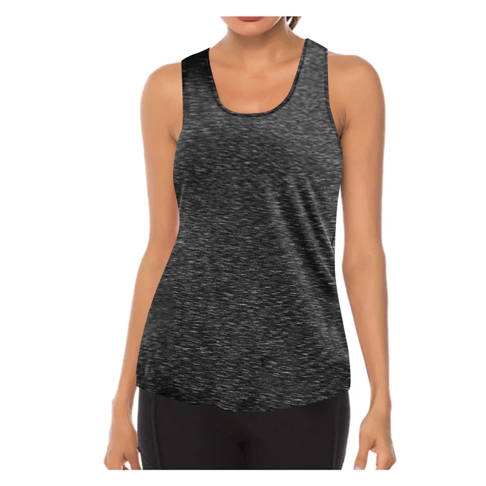 Canotte da Allenamento da Donna Top da Yoga da Donna Gilet Sportivo Sottile e Sciolto T-Shirt Senza Maniche Traspirante Palestra Fitness Camicie da Corsa Canotte Sexy da Ragazza(E,M)