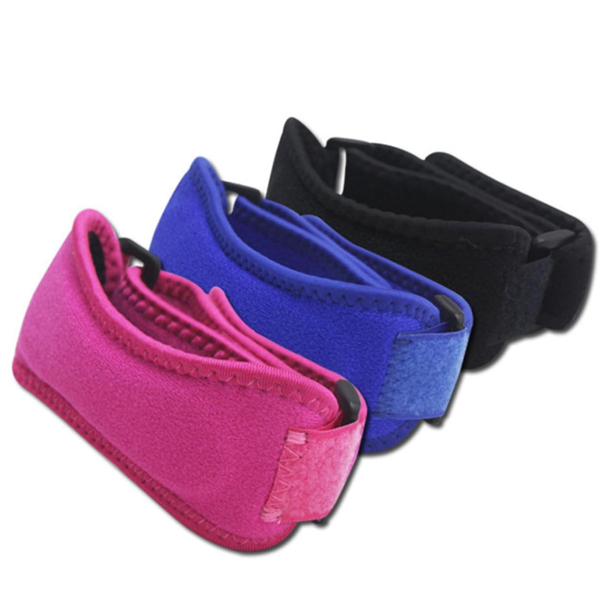 Ipetboom 2Pcs Breathable Knee Pad with Adjustable Patella Strap for Enhanced Protection Sports Activities Blue