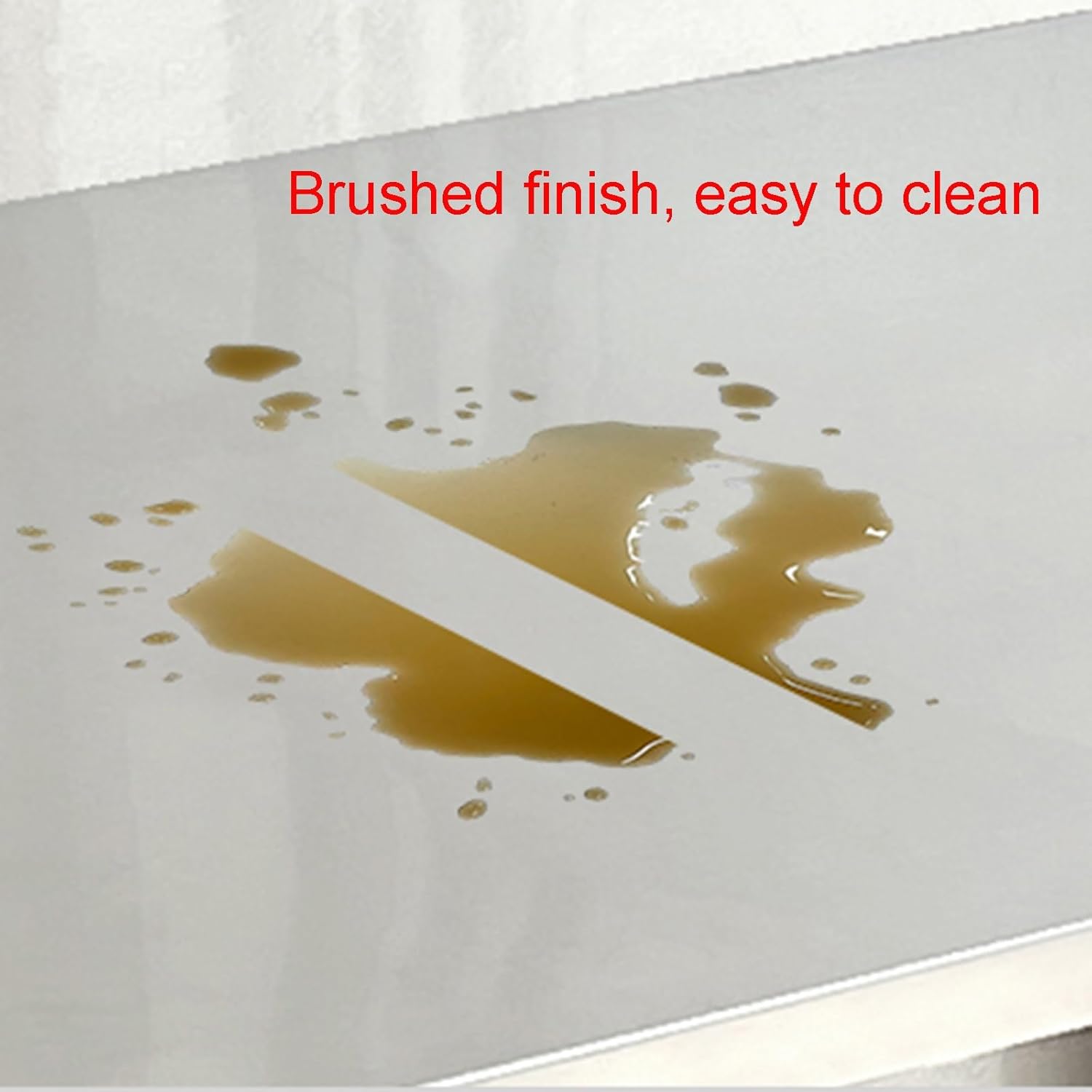 Two-Tiered Stainless Steel Work Table for Home Use Easy to Assemble and Disassemble Brushed Finish for Easy Cleaning Reinforced with Metal Screws