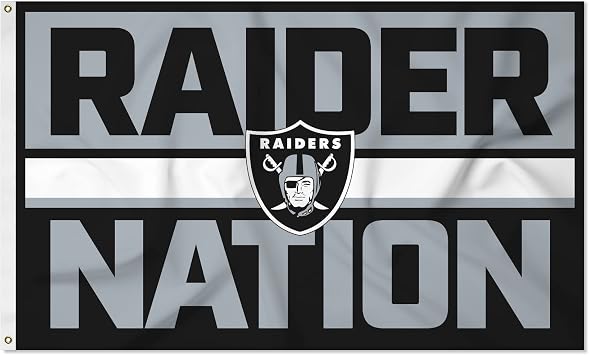 Rico Industries NFL Football Bold 3 x 5 Banner Flag Single Sided - Indoor or Outdoor - Home Decor