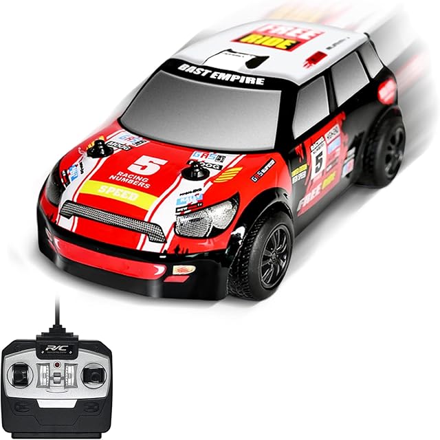 YLSCI Remote Control Car, 1:28 Scale RC Car , Leisure Remote Control Toy Car Hobby Racing Car Toy Gift for 3-9 Years Old Boys Girls