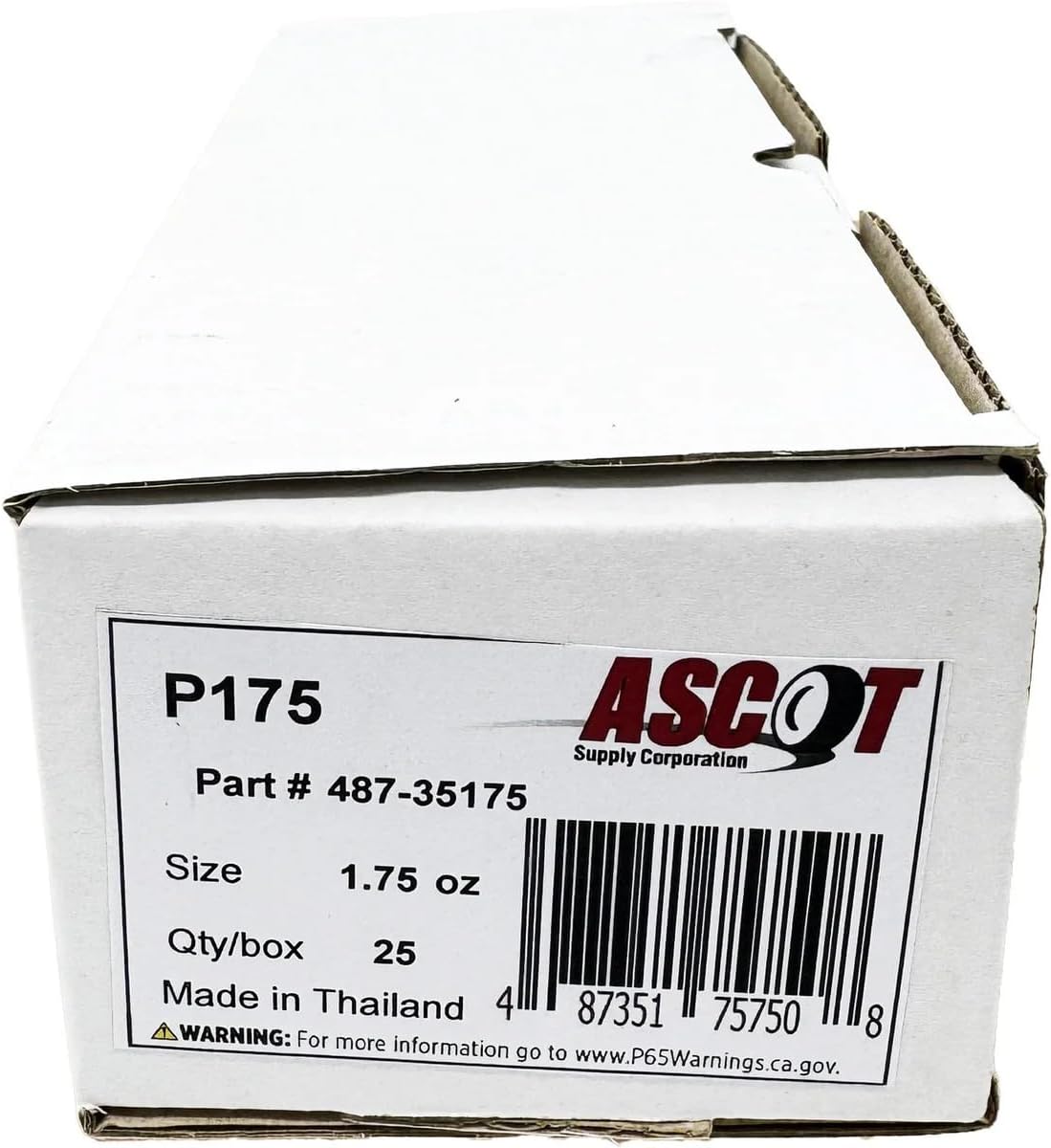 Ascot P Style Uncoated Lead Clip-On Wheel Weights (Bundle - 8 Items)