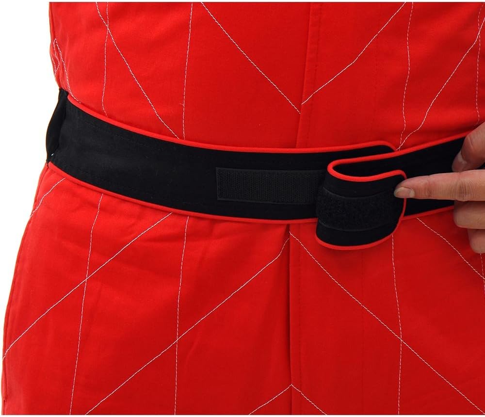 jxhracing RB-C06032 Two Layer Shiny Go Kart Racing Suit-SFI rated-Large : Automotive