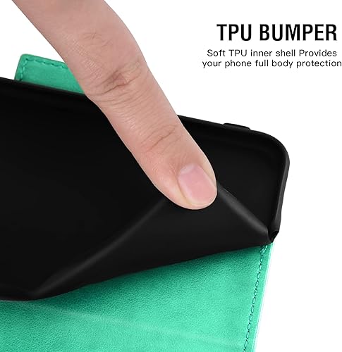 Miniatura 8 de Asuwish Funda de teléfono para Motorola Moto G Power 2022MotoG Play 2023G Pure 2021 con protector de pantalla de vidrio templado y tarjetero para