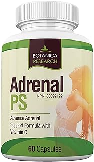 Adrenal PS: Cortisol Super Integrative Support Complex to Manage Gland Fatigue, Insufficiency and Reset Response Supplement with Natural Adaptogenic Vitamins Herbs Nutrients: L-Tyrosine, Rhodiola Rosea, Panax Ginseng, Holy Basil and Acerola - 60 Anti Stress, Glandular Repair Best For Vital Energy Support Manager Capsule Pills