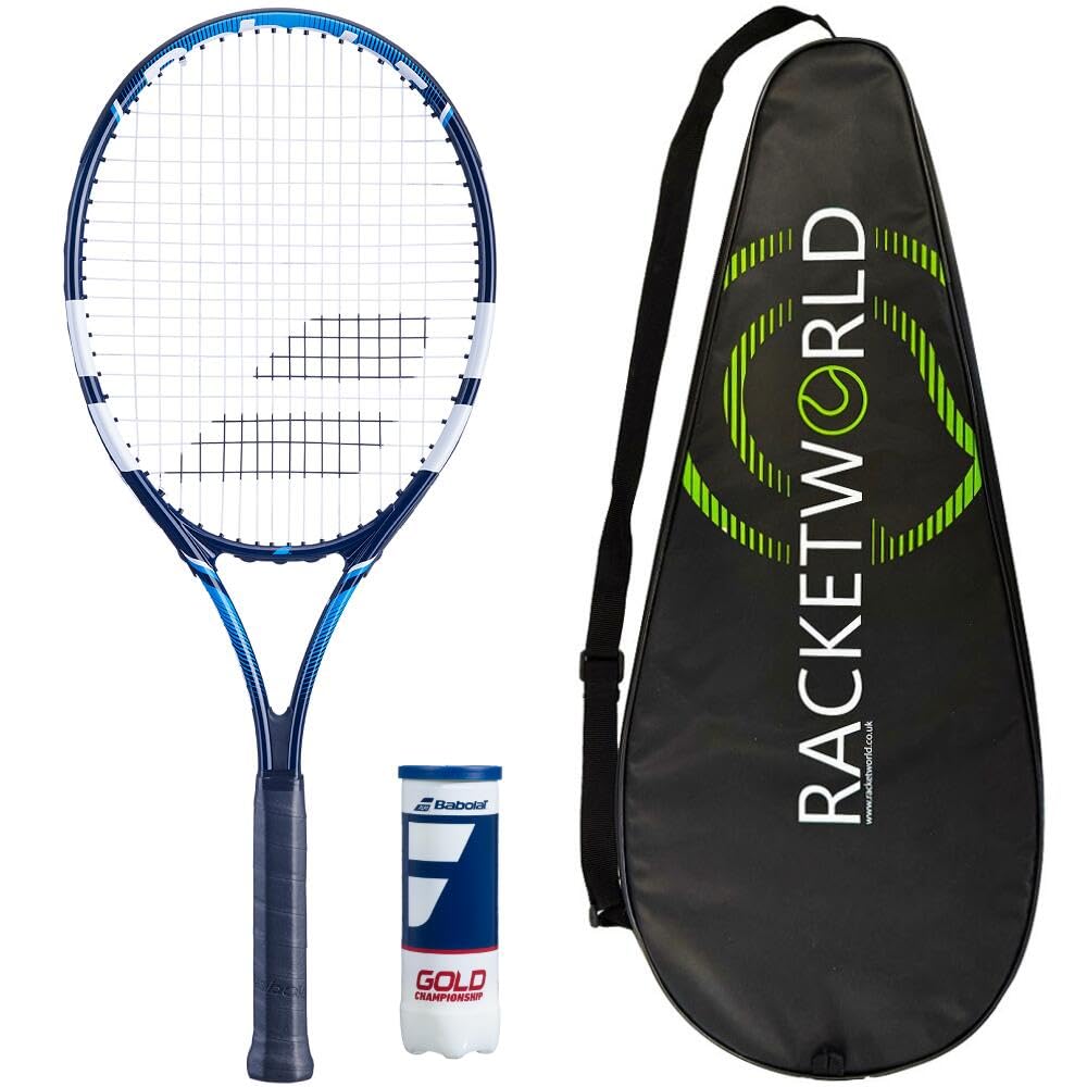 Babolat Eagle Tennis Racket, Racketworld Premium Carry Case & 3 Tennis Balls