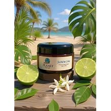 Jasmine Lime Whipped Body Butter Nourishing, Rich, Shea Butter 8oz Pack of 1 Jasmine Lime
