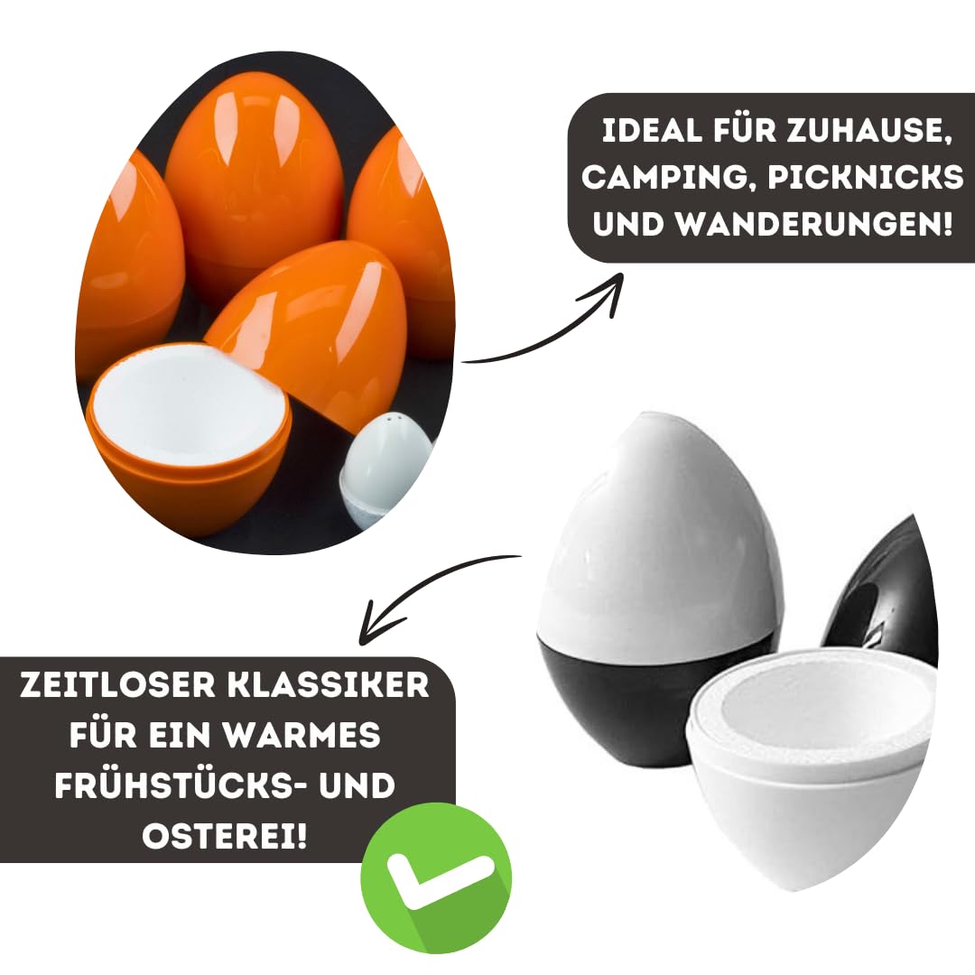 Lot De 4 Chauffe-œufs Quality-Collection - Œufs Au Chaud 2 Heures - Petit-déjeuner Camping