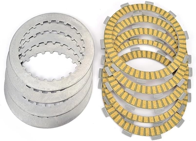 Zestaw tarcz ciernych sprzęgła stalowych pasujących do XL125V 2001-2011 VT125 125 1998-2000 22201-MAL-600 22202-MAE-000