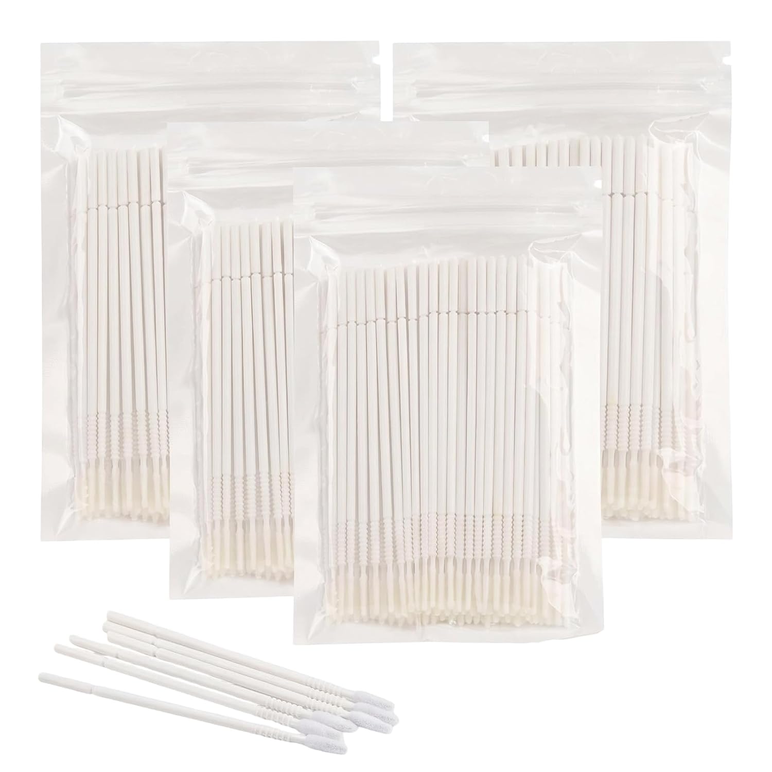 400 Pcs White Micro Swabs Precision Eyelash Extension Applicators