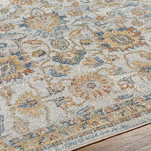 Artistic Weavers Lillian Washable Floral Runner Area Rug,2'7" X 7'3",Beige #TOP3