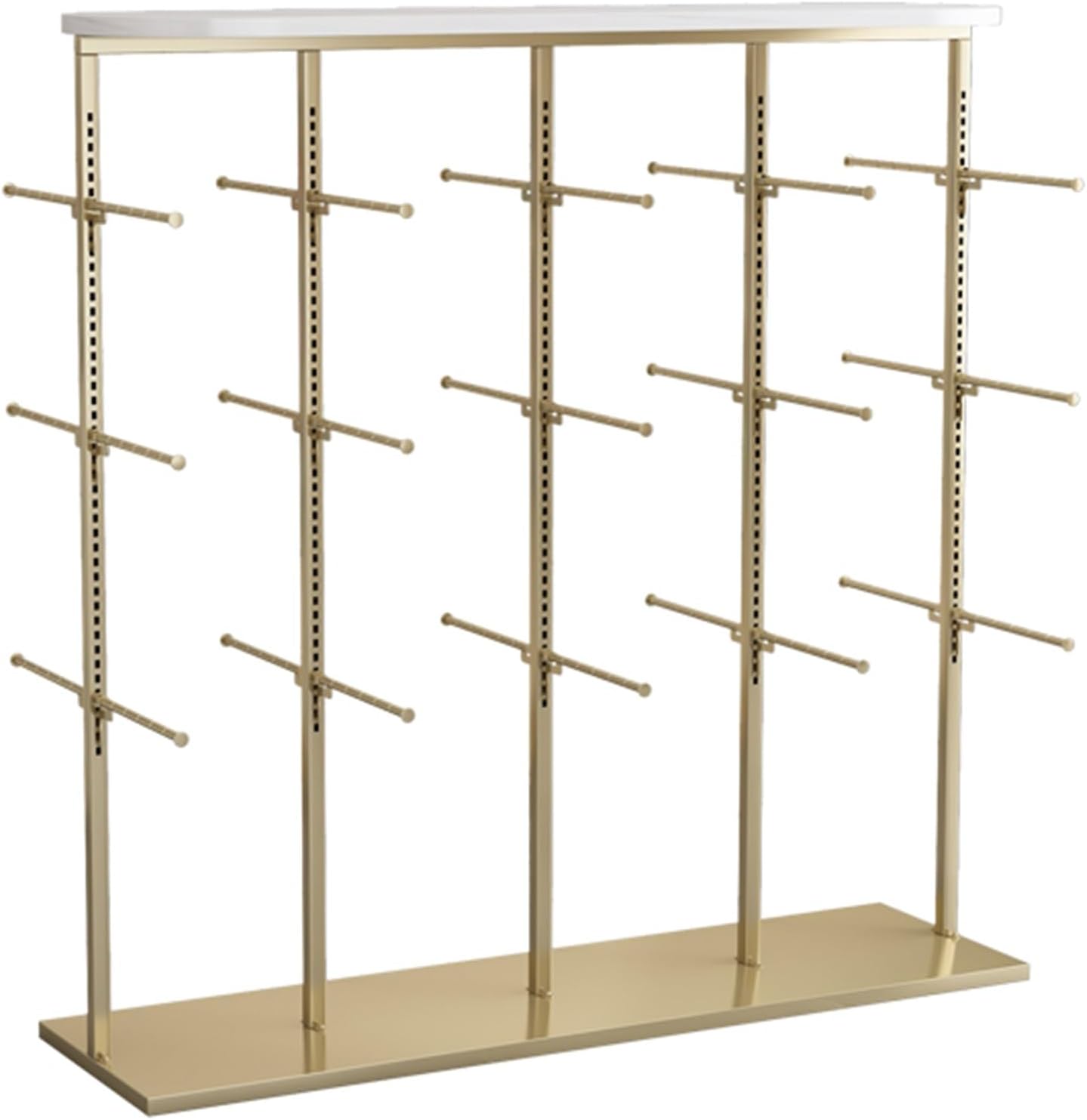 Underwear Rack Clothing Store Display Stand, Adjustable Boutique Retail Garment Rack, Multi-Layer Bra Slippers Socks Jewelry Shorts Storage Hanger, Commercial Shelves (Color : White, Size :