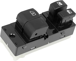 ACROPIX Window Lifter Control Button Driver Side Power Master Window Switch Fit for Nissan Frontier - Pack of 1 Black