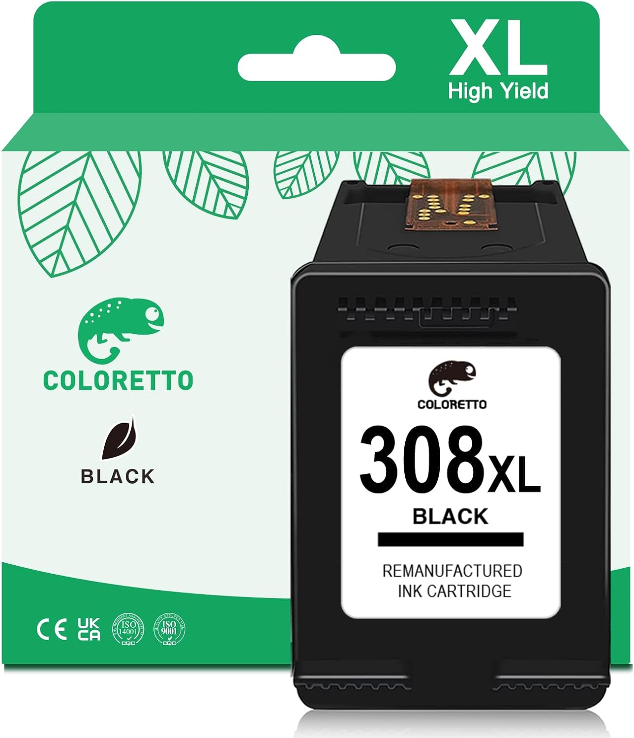 Pack de cartouches d'encre HP 308 noir et tricolore (6L6S6UE