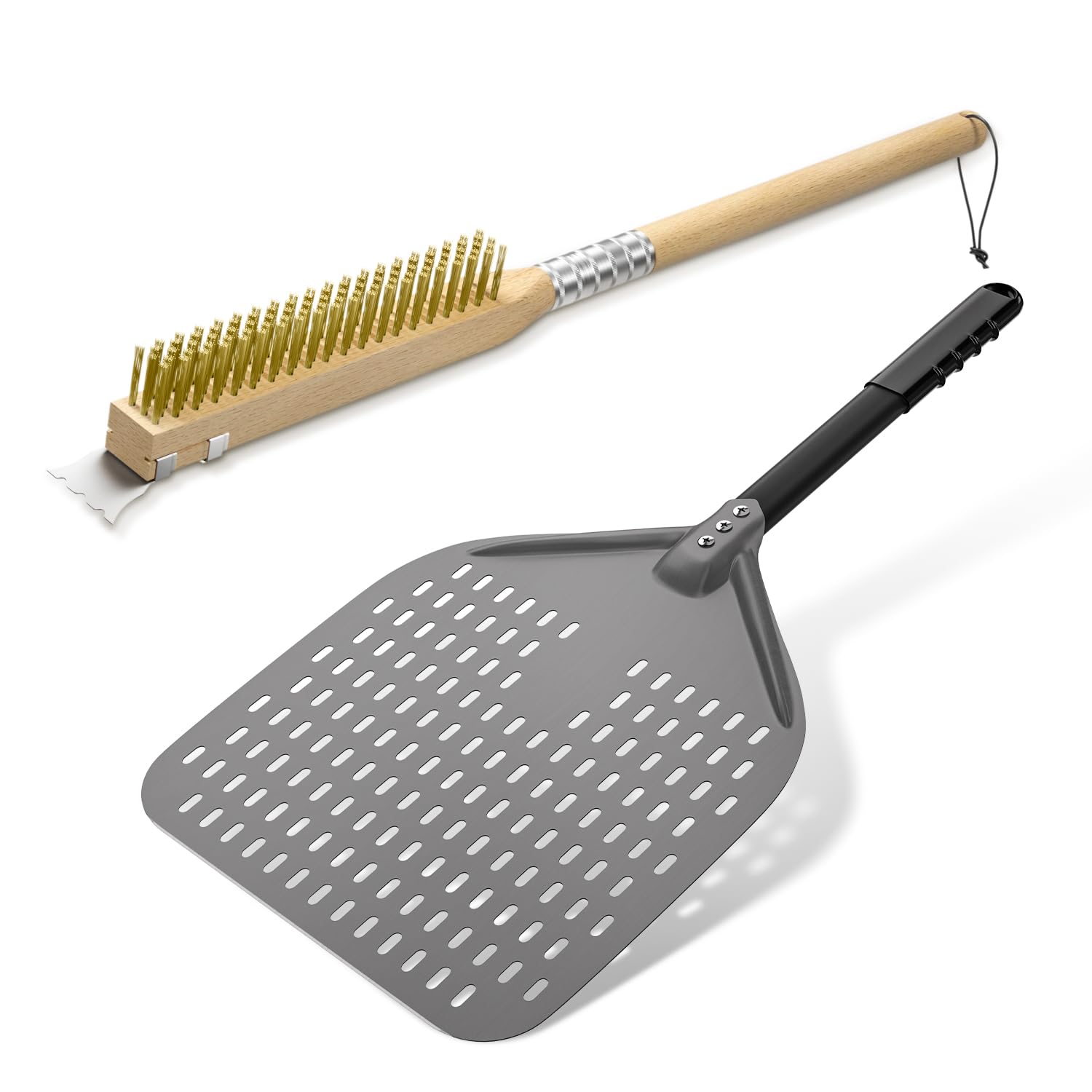 Pala Per Pizza In Alluminio Forata - 12 Pollici, Leggera E Professionale - Foto 4