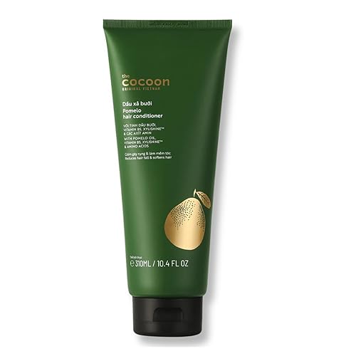Miniatura 10 de Cocoon Pomelo - Champú de aceite esencial con xilisina y aminoácidos, tratamiento vegano sin sulfatos para suavizar, reducir la pérdida y dar
