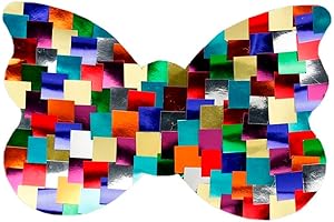 Hygloss Metallic Foil Boards Square 1" for Craft Projects (500 Pack)