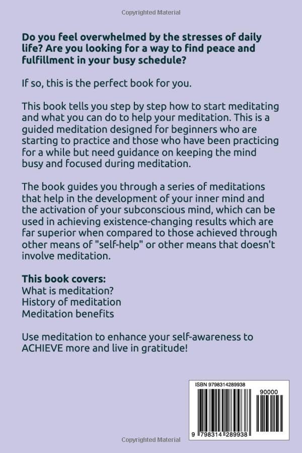 Effortless Meditation For Beginners: A 10 minute guide to effective techniques for STRESS RELIEF, ENHANCED FOCUS, and EMOTIONAL WELLNESS that anyone can do Paperback – March 5, 2024 - Image 3