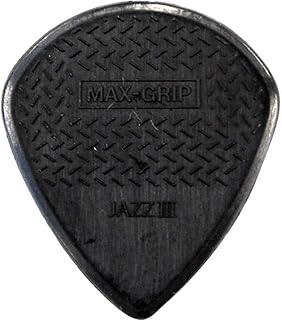 JIM DUNLOP 471R3S Max-Grip Jazz III, preto "Stiffo", 24/bolsa