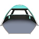 Gorich Sun Shelter Tent for 3-10 Person with UPF 50+ UV Protection, Lightweight & Easy Setup Beach Shade Canopy, Portable Shade Tent Cabana