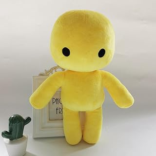 Wobbly Life Plush, Wobbly Life Plushies Toys for Halloween Thanksgiving Christmas Kids Gifts,Soft Cute M-onster Yellow Villain Stuffed Animal Doll