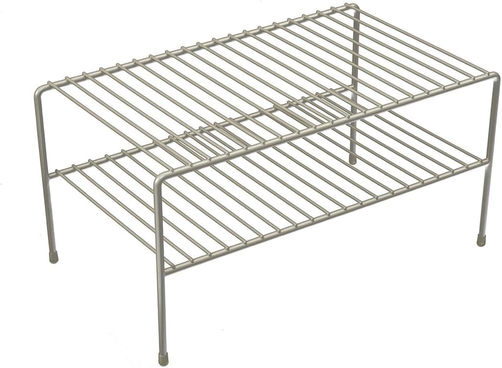 Organized Living Large Double Cabinet Shelf - Nickel