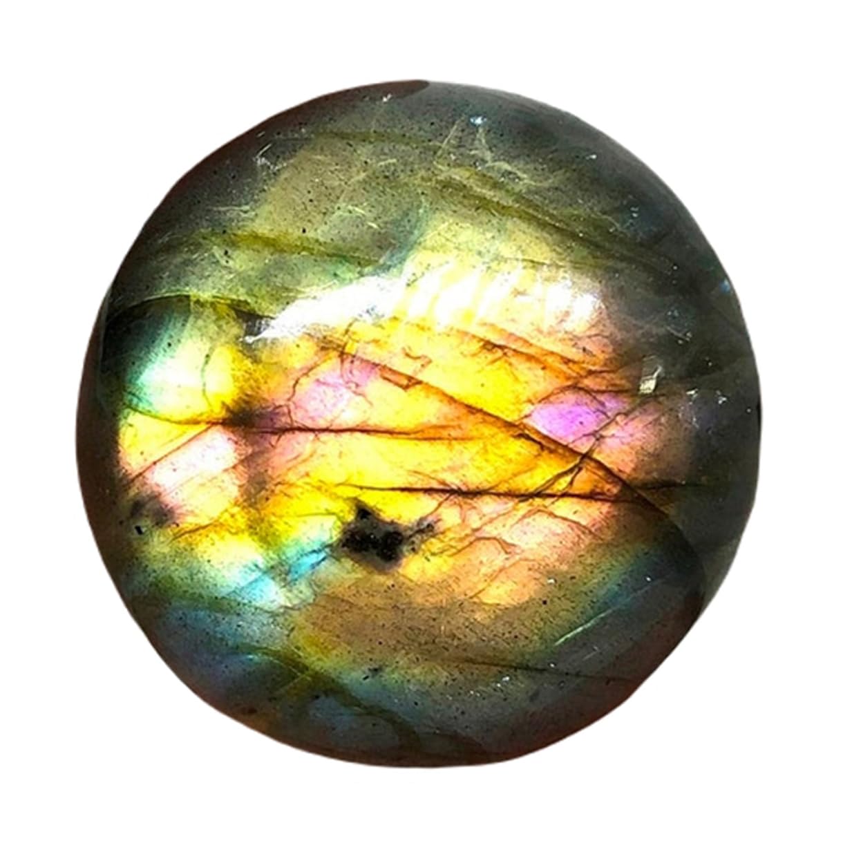 Labradorite cabochon bricolage fabrication bijoux collier DIY - 6