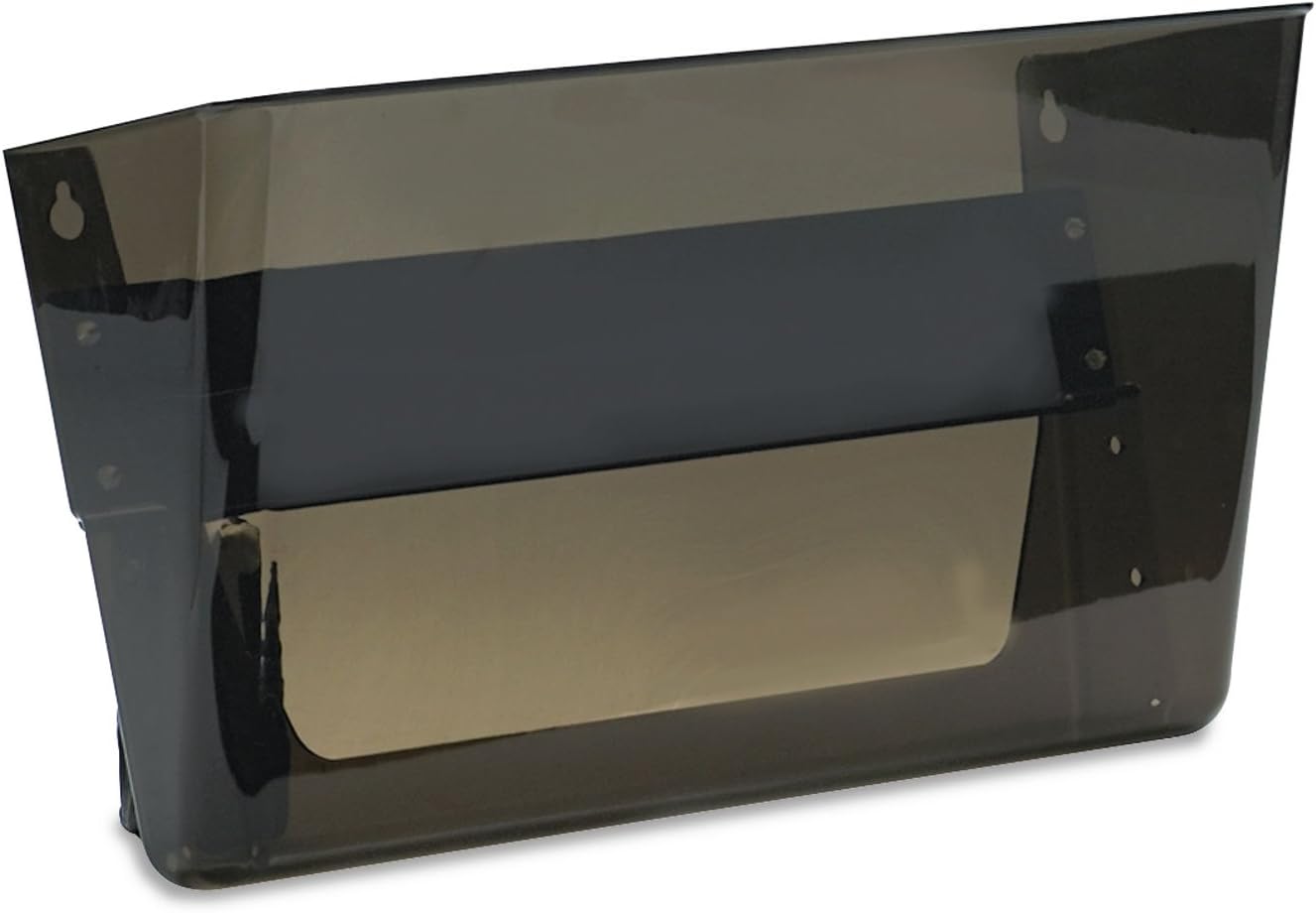 deflecto 73102 Letter-Size Magnetic Wall File Pocket, Letter, Smoke