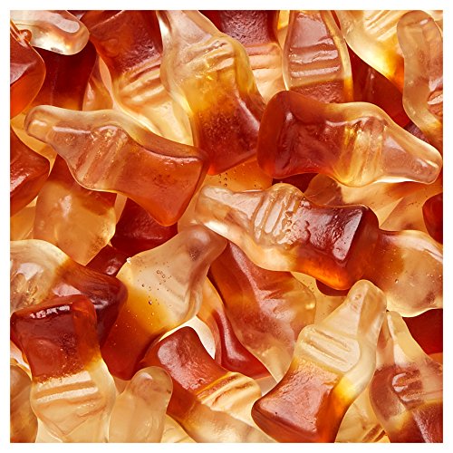 HARIBO Gummi Candy, Happy-Cola Gummy Candy Soda Bottles, 8 Ounce Value Bag, Delicious Soft & Chewy Sweet Snacks, Classic Cola Flavor