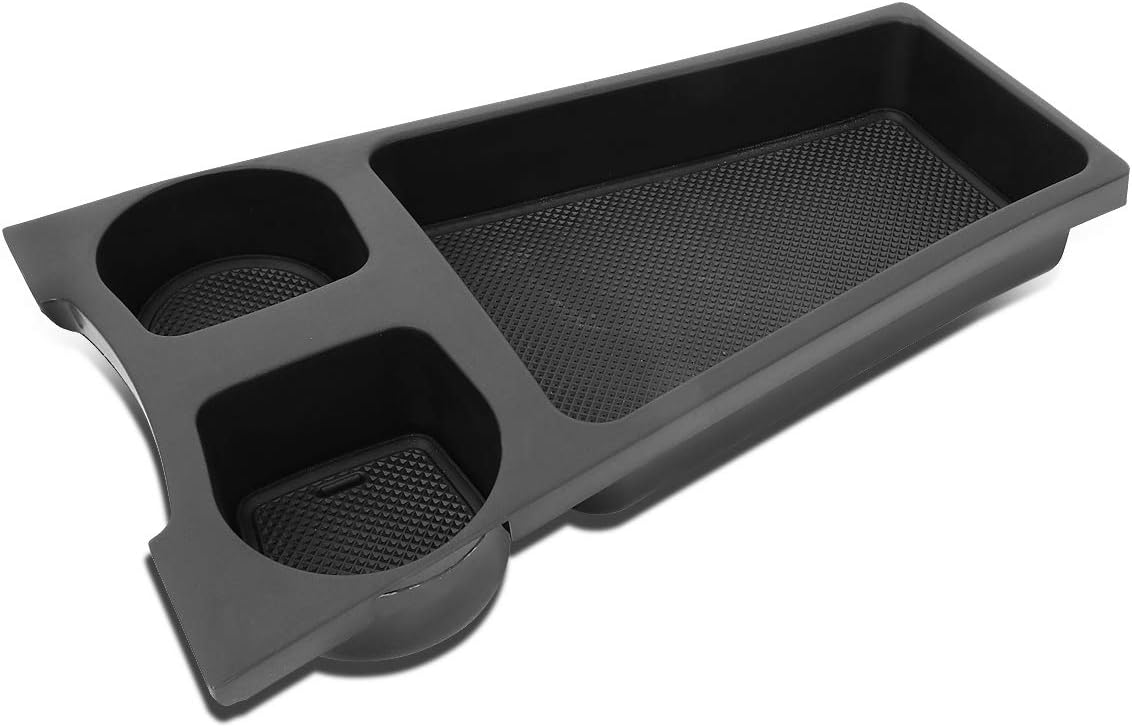 DNA Motoring ZTL-Y-0069 Factory Style Center Console Organizer Storage Box Cup Holder Replacement,Black