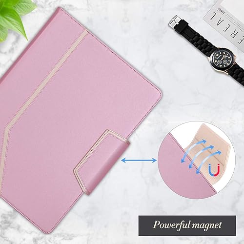 Miniatura 25 de Toplive- Cartera portadocumentos, carpeta para conferencias, organizador de documentos empresariales ejecutivo con tamaño carta/ tamaño A4,