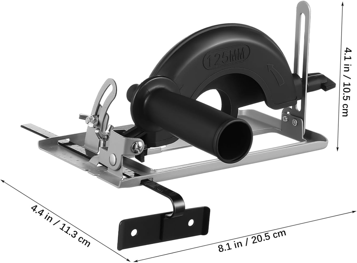 Housoutil Universal Angle Grinder Stand Heavy Duty Cutting Machine Bracket Comfortable Handle for Reduced Hand Fatigue