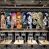 Tapeten Anime Demon Slayer Manga Schlafsaal Nachtwandfarbe fototapeten vlies wanddekoration wohnzimmer schlafzimmer -416x254cm(WxH)